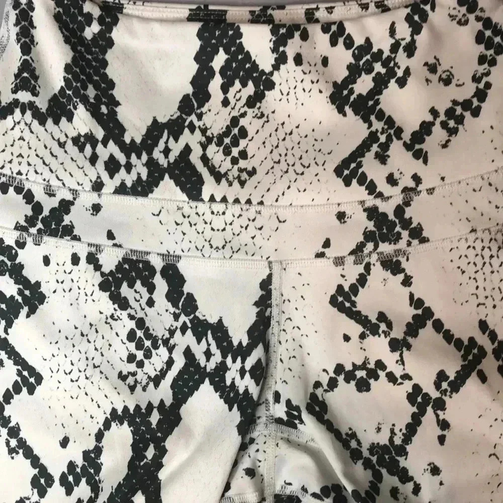 Savvi Fit Khali Python Snake Print 7/8 Leggings H… - image 4